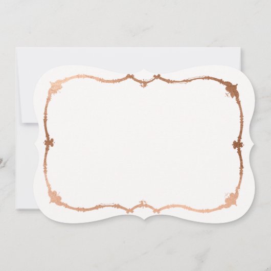 Tafel van een gouden Roos-effectsgordel voor bruil Kaart (Achterkant)