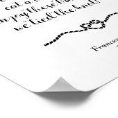 Tafel van het Tafel van het Hart Nautical Weddensc Poster (Hoek)