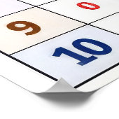 Tafel van Vermenigvuldiging Poster (Hoek)