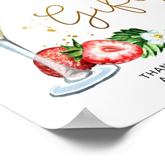 Tafel van Vrijgezellenfeesten van champagne en aar Poster (Hoek)