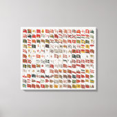 tafel van Zeeen vlaggen, esthetische print (Voorkant)