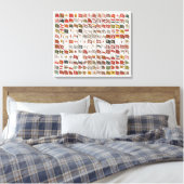 tafel van Zeeen vlaggen, esthetische print (Insitu (Slaapkamer))