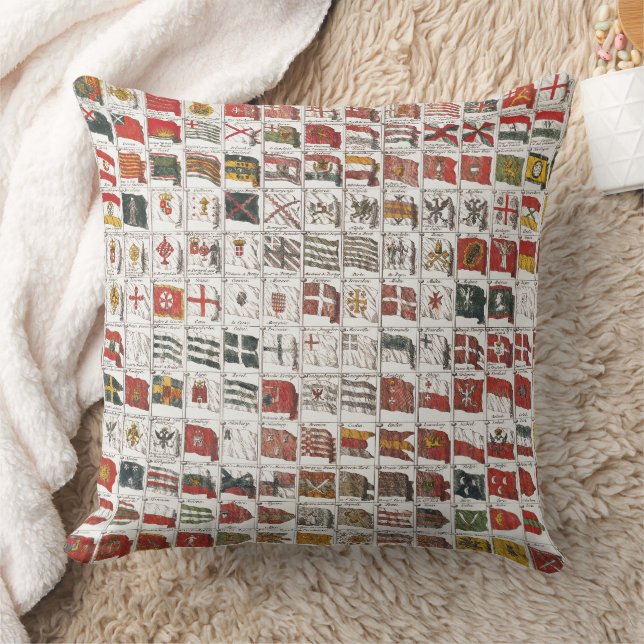  tafel van Zeeen vlaggen, esthetische print Kussen (Deken)