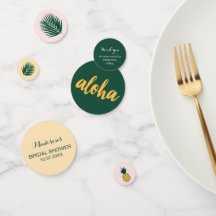 Tafel voor Aloha Bruidsfeest