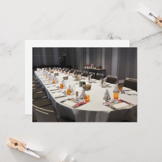 Tafel voor een maaltijd (Voorkant / Achterkant in situ)