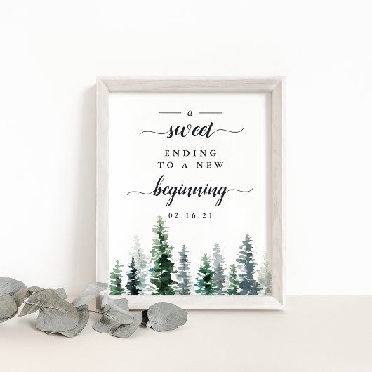 Tafel voor houtweddenboes poster