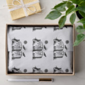 Tafel voor zwart speeltje tissuepapier (Geschenk)