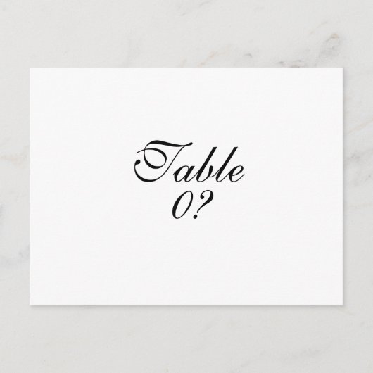 Tafel zitplaatsen bruiloft gast plaatsing CUSTOM Briefkaart (Voorkant)