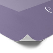 Tafel Zonnebloemen Blauweregen ZITTINGENPLAN Schui Poster (Hoek)