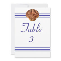 Tafelaanduiding Nautische Schelp - 5x7