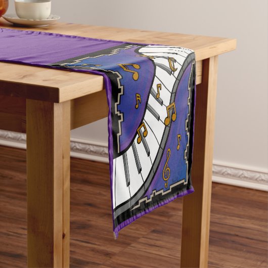 Tafelaar Muziekthema Korte Tafelloper (Voorbeeld)