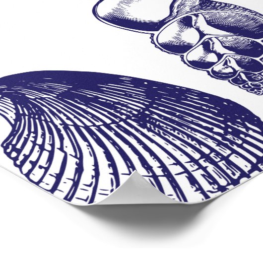 Tafelbad-bruiloft 8 Zitplaatsen Poster (Hoek)