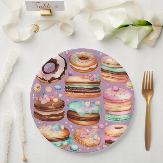 Tafelbediening & inrichting > Borden & schalen Papieren Bordje (Huwelijk)