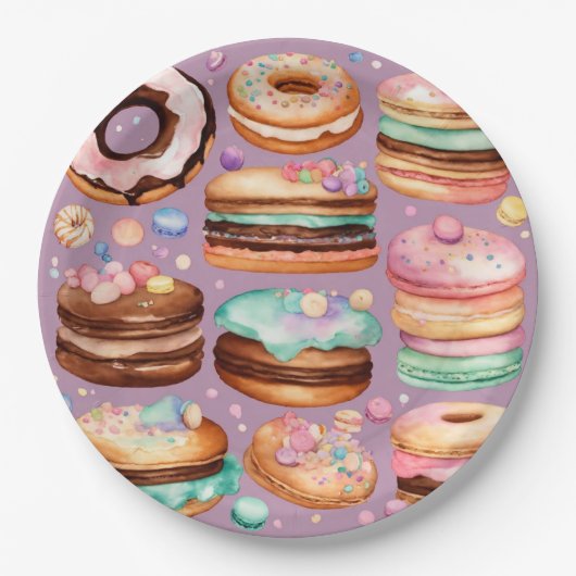 Tafelbediening & inrichting > Borden & schalen Papieren Bordje (Voorkant)