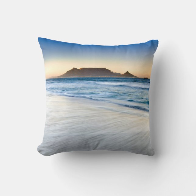 Tafelberg aan de overkant van Tafelbaai Kussen (Voorkant)