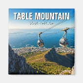Tafelberg Ariel Cableway Zuid-Afrika Magneet (Voorkant)