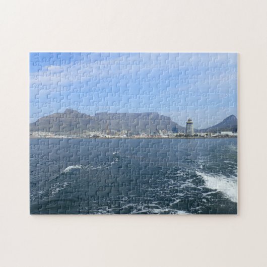Tafelberg en Kaapstad, ZA Legpuzzel (Horizontaal)
