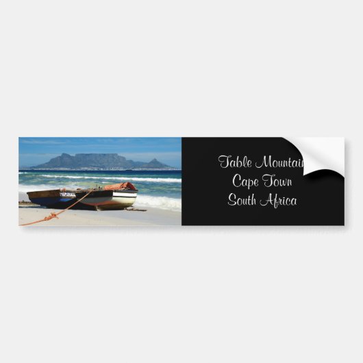 Tafelberg- en vissersboten bumpers bumpersticker (Voorkant)