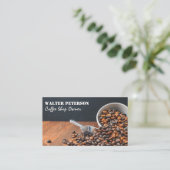 Tafelberg gebrande koffiebonen visitekaartje (Staand voorkant)