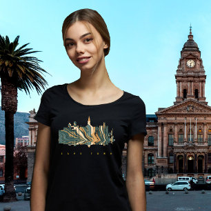 Tafelberg Goud Reis T-Shirt Kaapstad