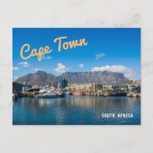 Tafelberg in Kaapstad, Zuid-Afrika. Briefkaart (Voorkant)
