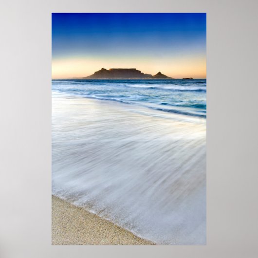 Tafelberg in Tafelbaai Poster (Voorkant)