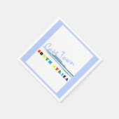 Tafelberg Kaapstad — Napkin Servetten (Hoek)