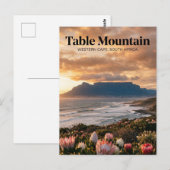 Tafelberg, Kaapstad, West-Kaap Briefkaart (Voorkant / Achterkant)