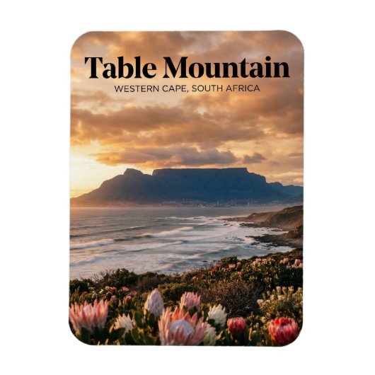 Tafelberg, Kaapstad, West-Kaap Magneet (Verticaal)