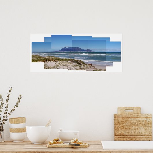 Tafelberg, Kaapstad, Zuid-Afrika Poster (Keuken)