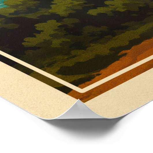 Tafelberg Kaapstad - Zuid-Afrika V01 Poster (Hoek)