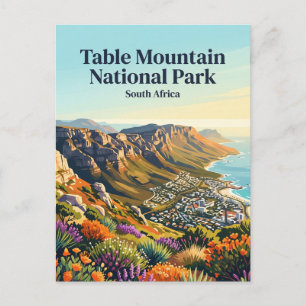 Tafelberg Nationaal Park Zuid-Afrika Briefkaart