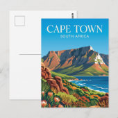 Tafelberg Nationaal Park Zuid-Afrika Briefkaart (Voorkant / Achterkant)