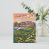 Tafelberg Nationaal Park Zuid-Afrika Briefkaart (Staand voorkant)