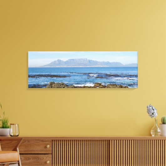 Tafelberg - op Canvas Afdruk (Insitu (Woonkamer))