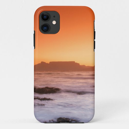 Tafelberg op zonsondergang, Bloubergstrand Case-Mate iPhone Case (Achterkant)