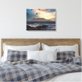 Tafelberg zonsondergang landschap canvas afdruk (Insitu (Slaapkamer))
