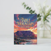 Tafelberg Zuid-Afrika Briefkaart (Staand voorkant)