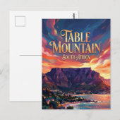 Tafelberg Zuid-Afrika Briefkaart (Voorkant / Achterkant)