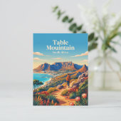 Tafelberg Zuid-Afrika Briefkaart (Staand voorkant)