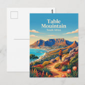 Tafelberg Zuid-Afrika Briefkaart (Voorkant / Achterkant)