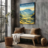 Tafelberg Zuid-Afrika Canvas Print