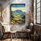 Tafelberg Zuid-Afrika Canvas Print