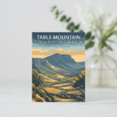 Tafelberg Zuid-Afrika Iconisch Kaapstad Briefkaart (Staand voorkant)