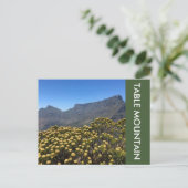 tafelbergtop briefkaart (Staand voorkant)