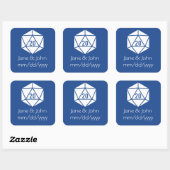 Tafelblad Chic in Blauwe Sticker (Vel)