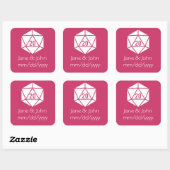 Tafelblad Chic in Framboos Sticker (Vel)