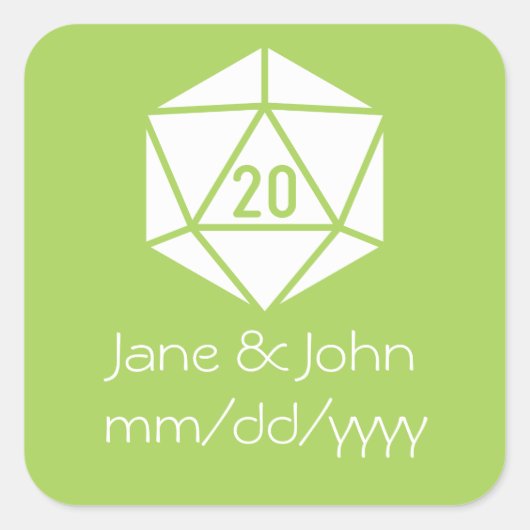 Tafelblad Chic in Peridot Sticker (Voorkant)