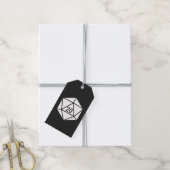 Tafelblad Chic in Zwart Cadeau Label Cadeaulabel (Met Touw)