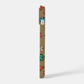 Tafelblad Dobbelstenen Ontwerp iPhone 15 Case (Linkerkant)
